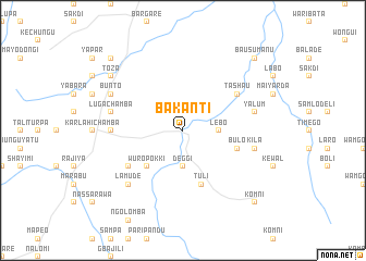 map of Bakanti