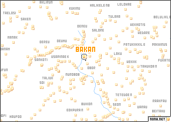 map of Bakan