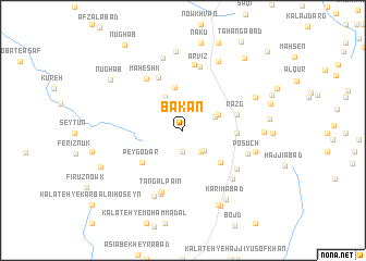 map of Bakān