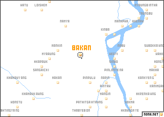 map of Bakan