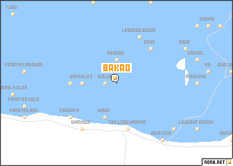 map of Bakao