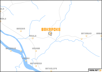 map of Bakapoke