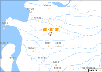 map of Bakaram