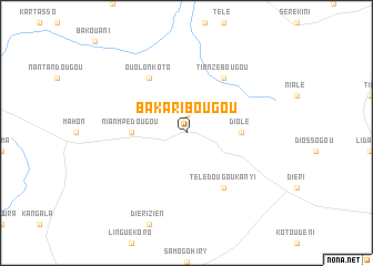 map of Bakaribougou
