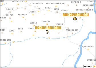 map of Bakaribougou