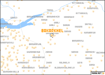 map of Bakar Khel