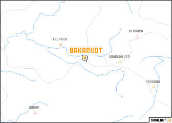 map of Bakarkot