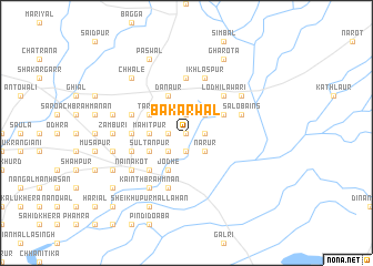 map of Bakarwāl