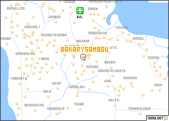 map of Bakary Sambou