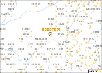 map of Bakatari