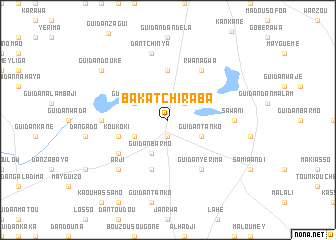 map of Bakatchi Raba