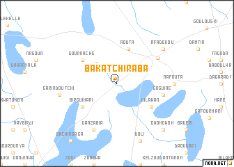 map of Bakatchiraba