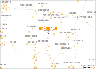 map of Bakāwāla