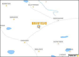 map of Bakayevo