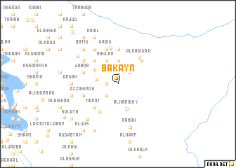 map of Bakayn