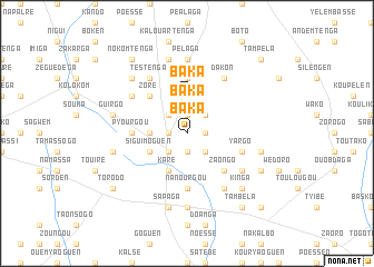 map of Baka