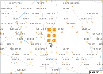 map of Baka