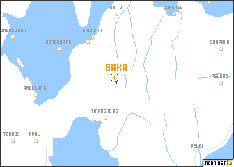 map of Baka