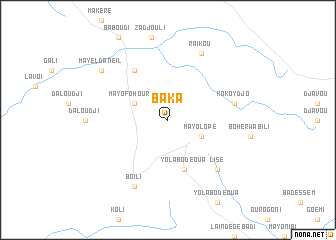 map of Baka