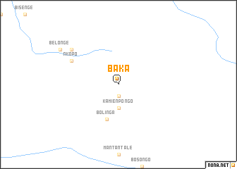 map of Baka