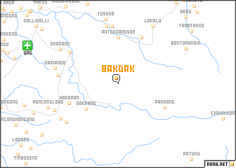 map of Bakdak