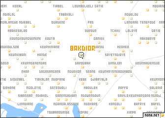 map of Bak Dior