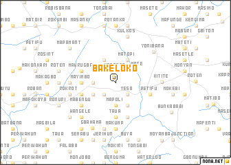 map of Bake Loko