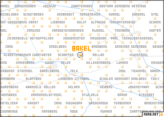 map of Bakel