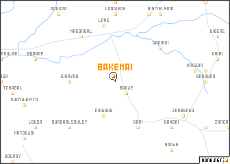 map of Bakémai