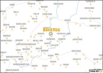 map of Bakendu