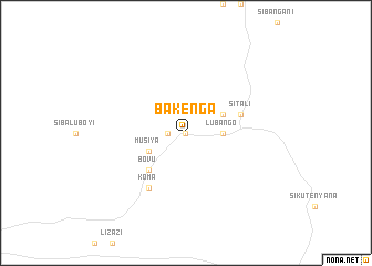 map of Bakenga