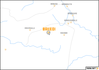 map of Bakeoi
