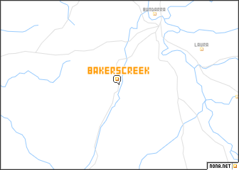 map of Bakers Creek