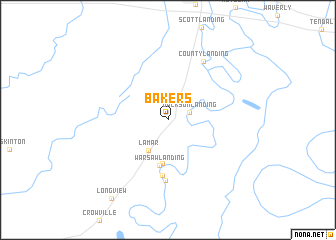 map of Bakers