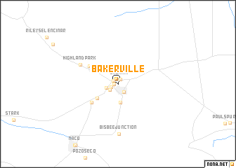 map of Bakerville