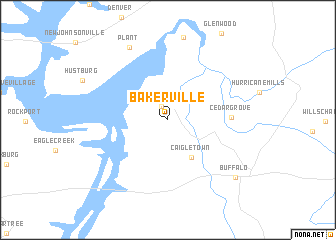 map of Bakerville