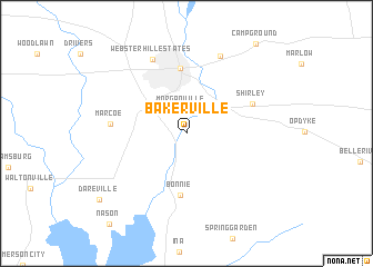 map of Bakerville