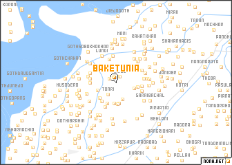 map of Bake Tunia