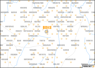 map of Bake