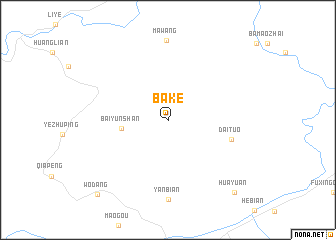 map of Bake