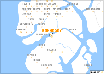 map of Bakhaday