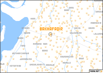 map of Bakha Faqīr