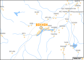 map of Bākhah