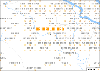 map of Bākhail Khurd