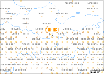 map of Bākhāi