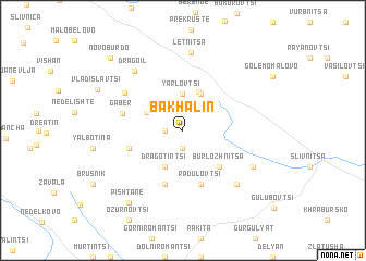 map of Bakhalin