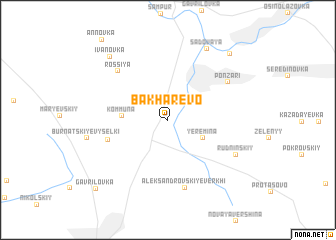 map of Bakharëvo