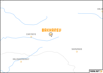 map of Bakharëv