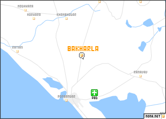 map of Bākharla