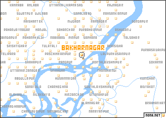 map of Bākharnagar